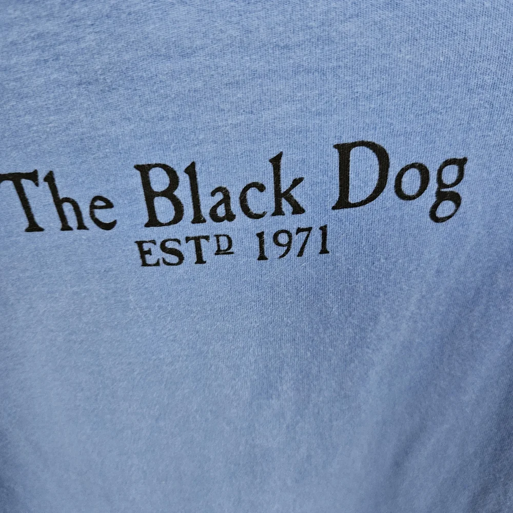 Swifties! The Black Dog Blue Long Sleeve Shirt with Black Silhouette - Picture 4 of 5